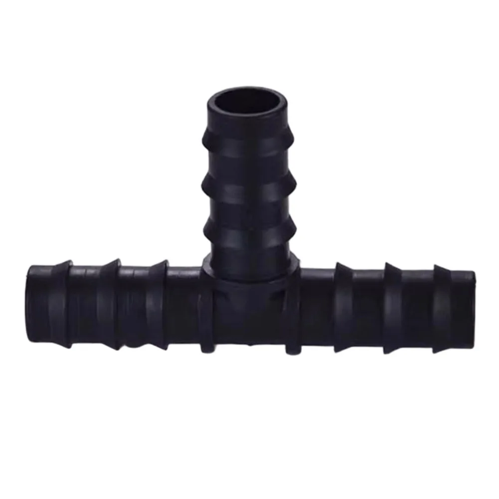 Plastic 16mm Barbed Tee Hose Connectors 20 Pieces T Junction Fittings for Outdoor Garden Indoor Water Supply Lines