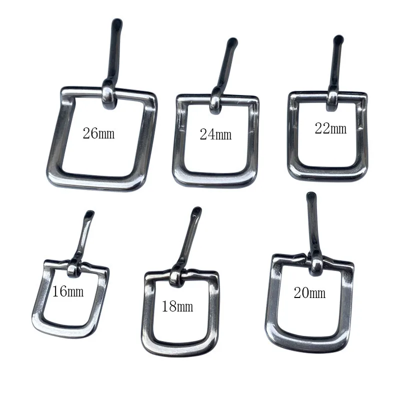 13mm 16mm Shoes Buckle Stainless Steel Heel Bar Buckle18mm Bridle Accessory 26mm 20pcs