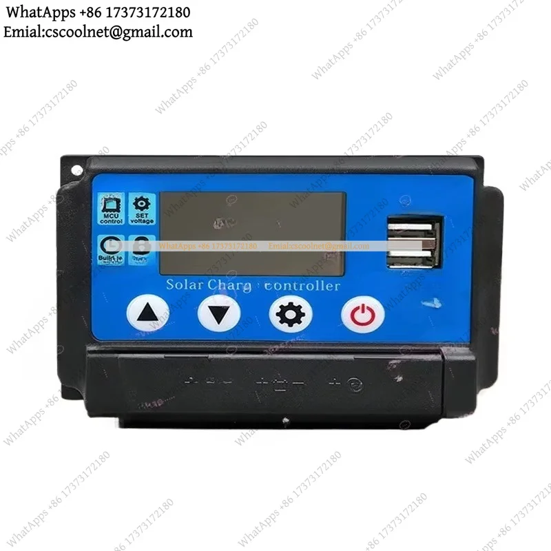 YX2 10-60A PWM Solar Charge Controller 12V/24V Auto For Lead Acid Gel LiFePO4