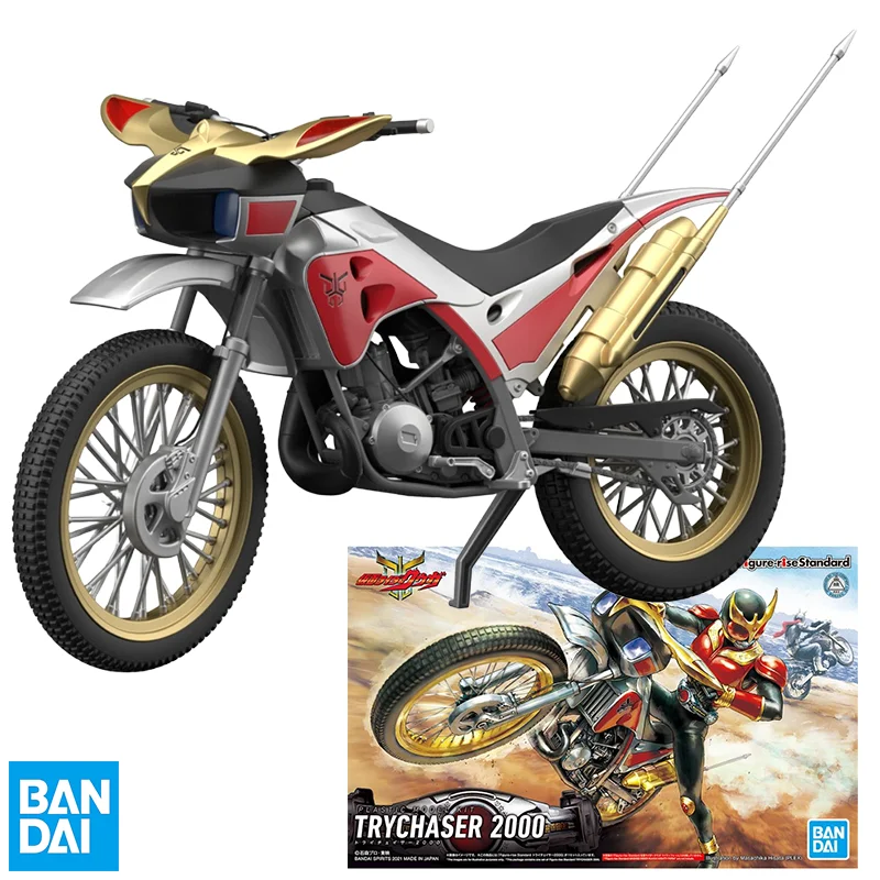 

Bandai Genuine Kamen Rider Anime Figure Kuuga Motorcycle TRYCHASER 2000 Collection Gunpla Anime Action Figure Toys for Children