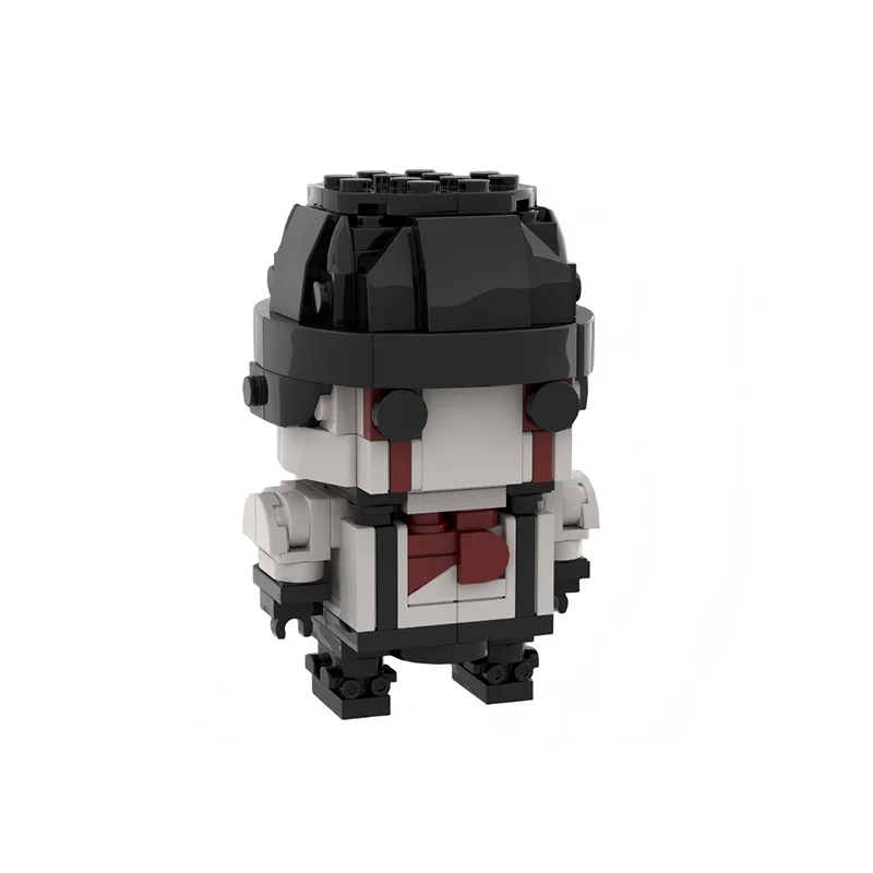 225 pièces de figurines Brickheadz style blocs créatifs, modèle de construction modulaire MOC personnalisable, jouet de bricolage simple, cadeaux de vacances