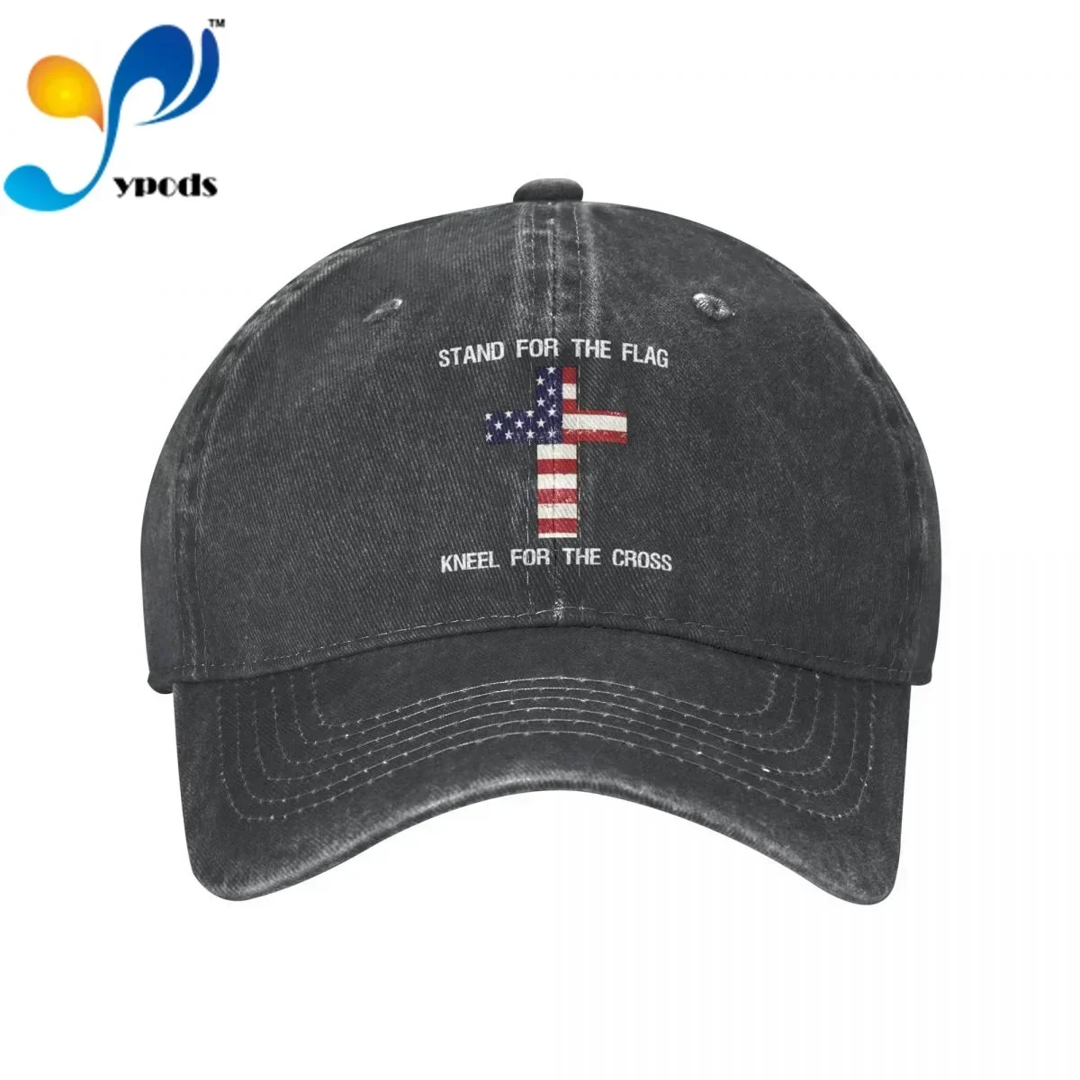 

Patriotic Stand For The Flag Kneel For The Cross Denim Baseball cap Snapback Hats Hat for Men Women Caps Casquette hats