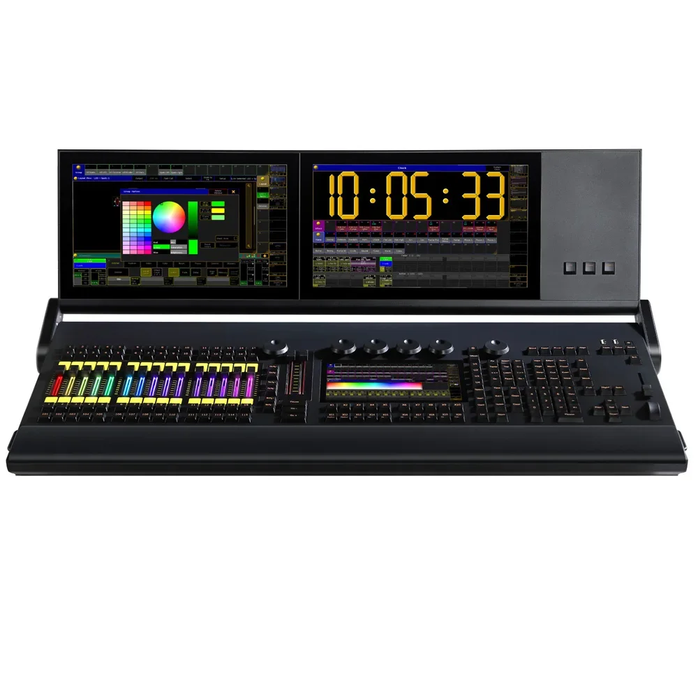 DMX512 Controller T3 Three screens Lighting Console DJ Lighting System for Big Shows Events Club