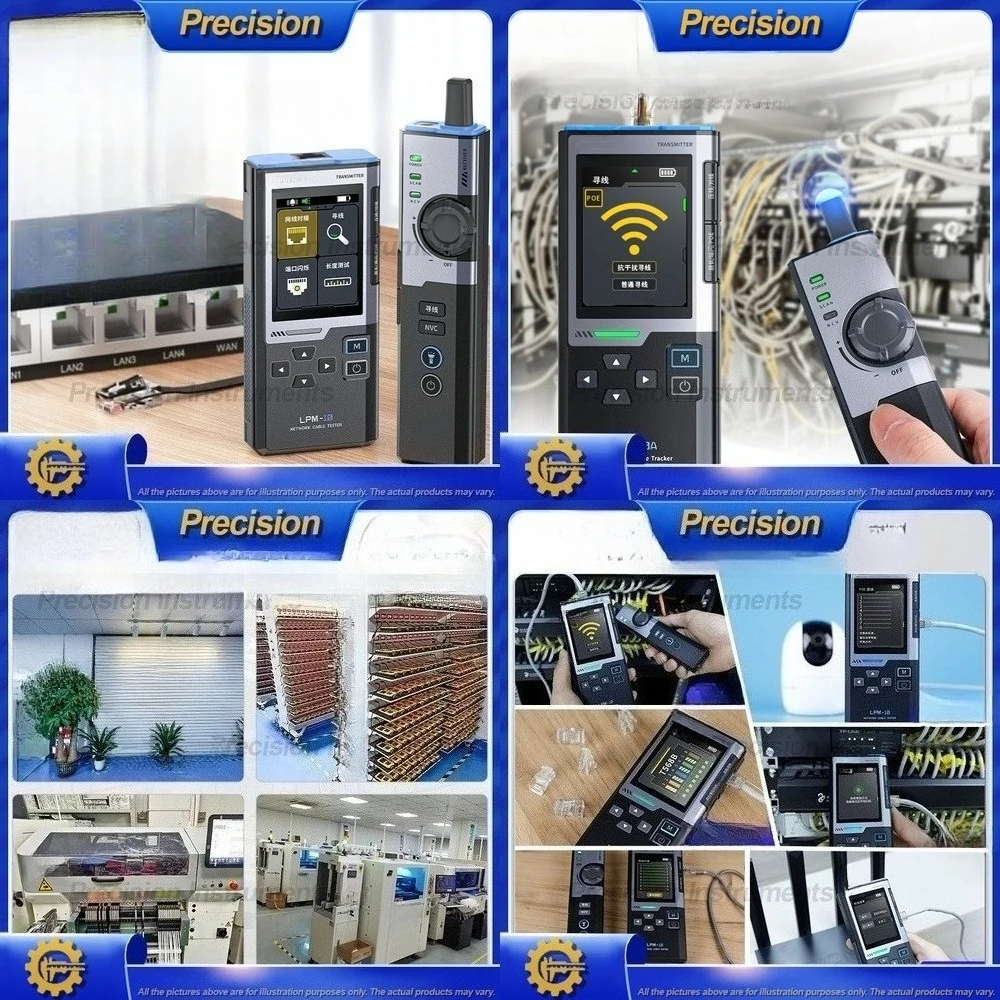 2026 Multifunctional Network Cable Tester with Anti Interference POE Detection for LAN Wiring Finder