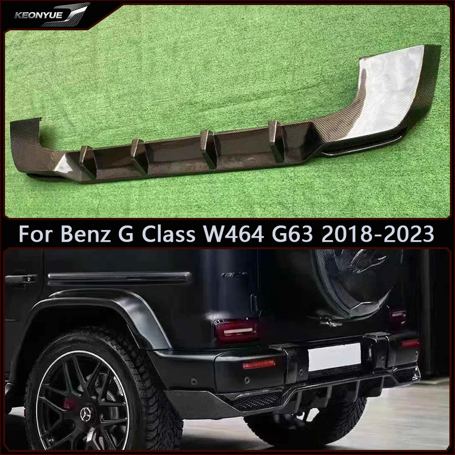 

For Mercedes Benz G Class W464 G63 Carbon Fiber Back lip Car Bumper Diffuser Rear Splitters Spoiler Car Accessories body kit