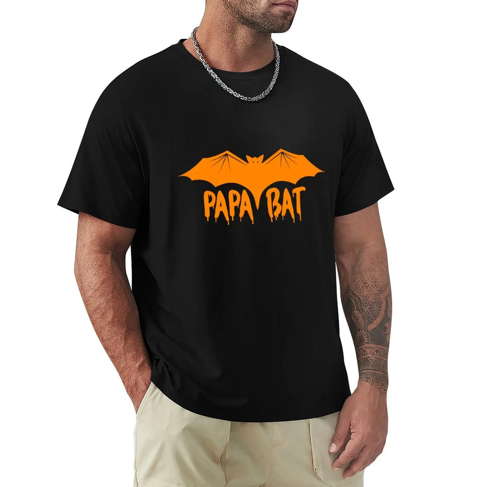 Papa Fledermaus T-Shirt ästhetische Kleidung Sommer Tops Sommer Top ästhetische Kleidung lustige T-Shirts für Männer