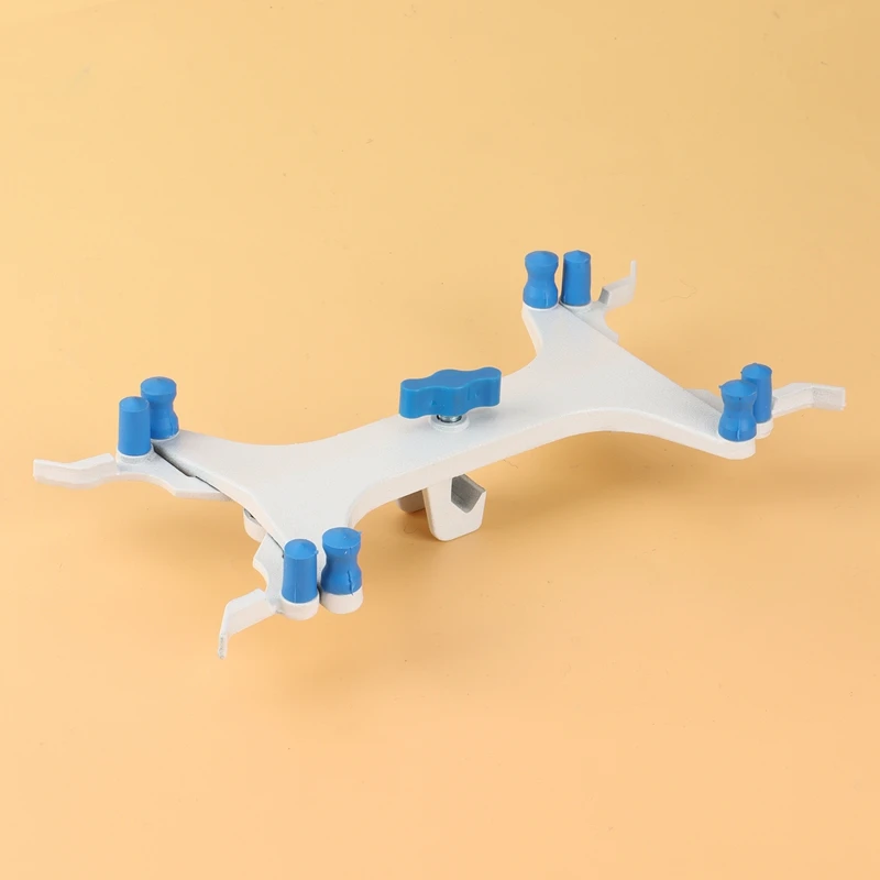 Aluminum Double Burette Clamp, Adjustable Burette Clamp Burette Clamp Butterfly Spring-Loaded Laboratory Accessories