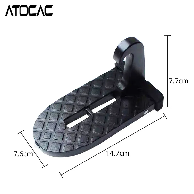 Car Door Pedal for Roof Step Up Ladder Foot Latch Hook Auxiliary Rack Aluminium Alloy Safety Hammer Automobiles Universal Parts