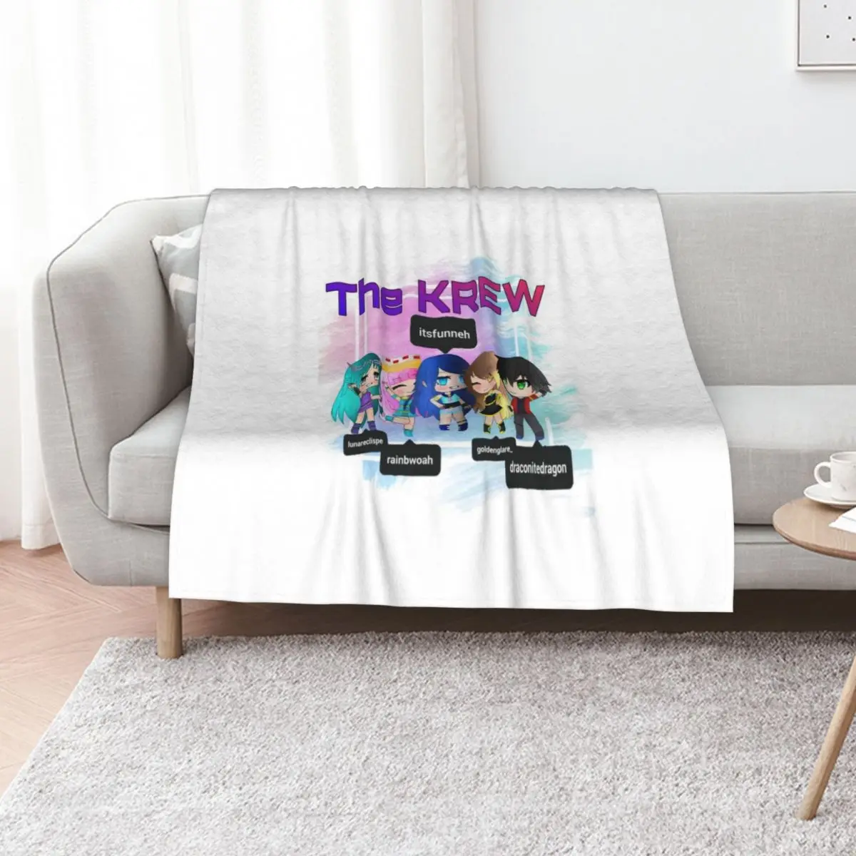 The krew Throw Blanket Bed Fashionable Large Beautifuls Nap Plaid on the sofa Sofa Quilt Blankets