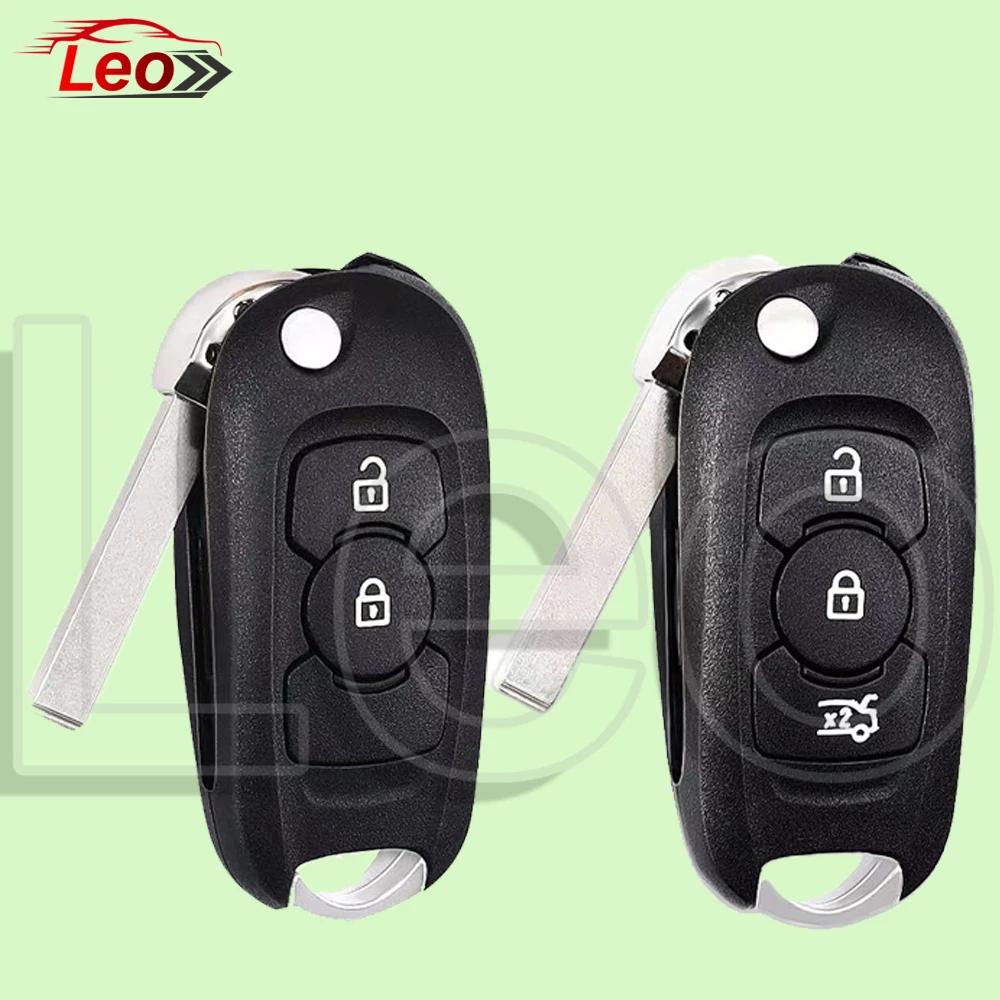 Leo Car Flip Remote Key Shell  For Chevrolet Opel Astra K Buick Verano Regal Excelle GT/Excelle XT LaCROSSE 2/3Button