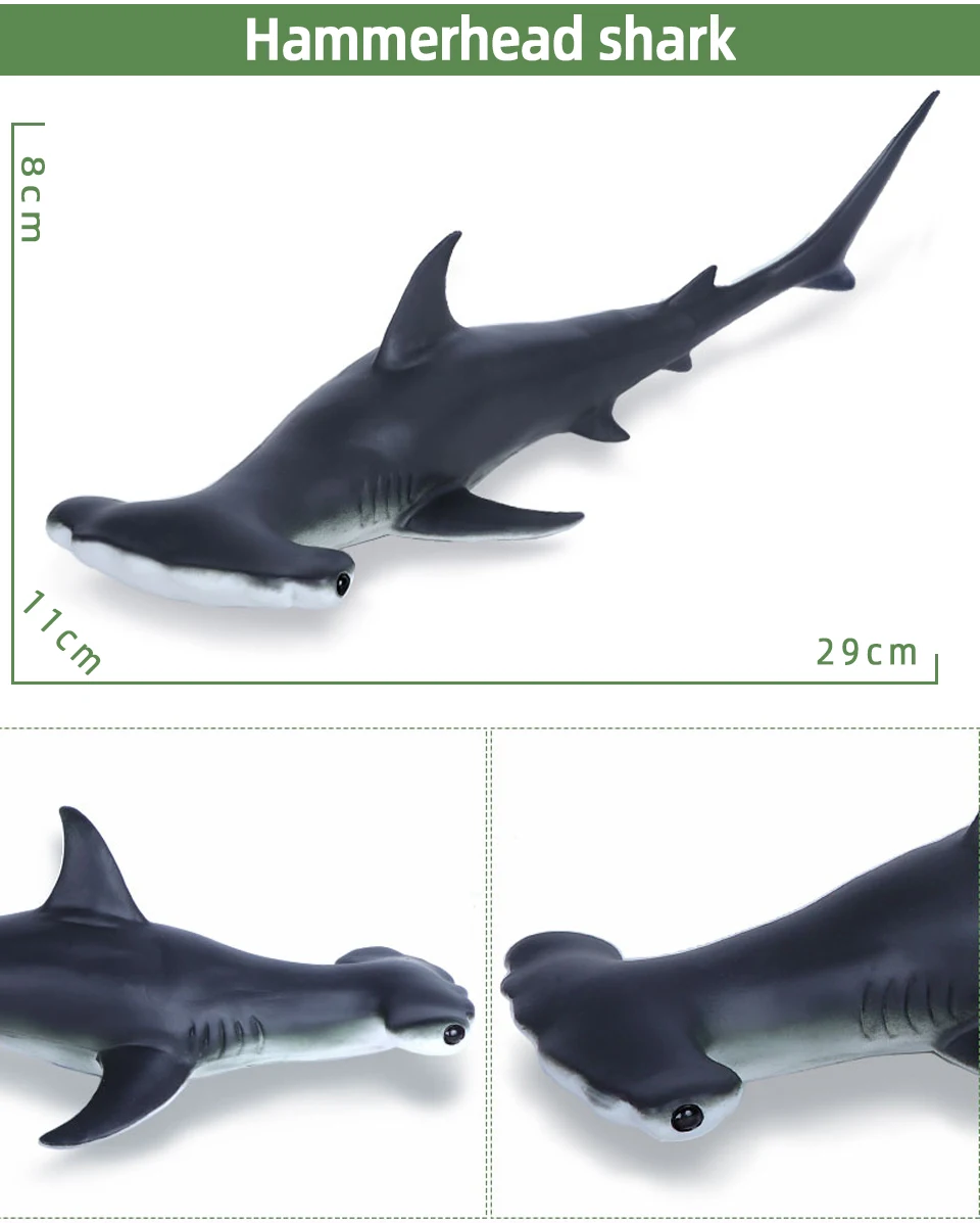Big Size Soft Rubber Sea Life Simulation Action Figure Animal Model Toys for Children Kids Whale Figures Collection Educational
