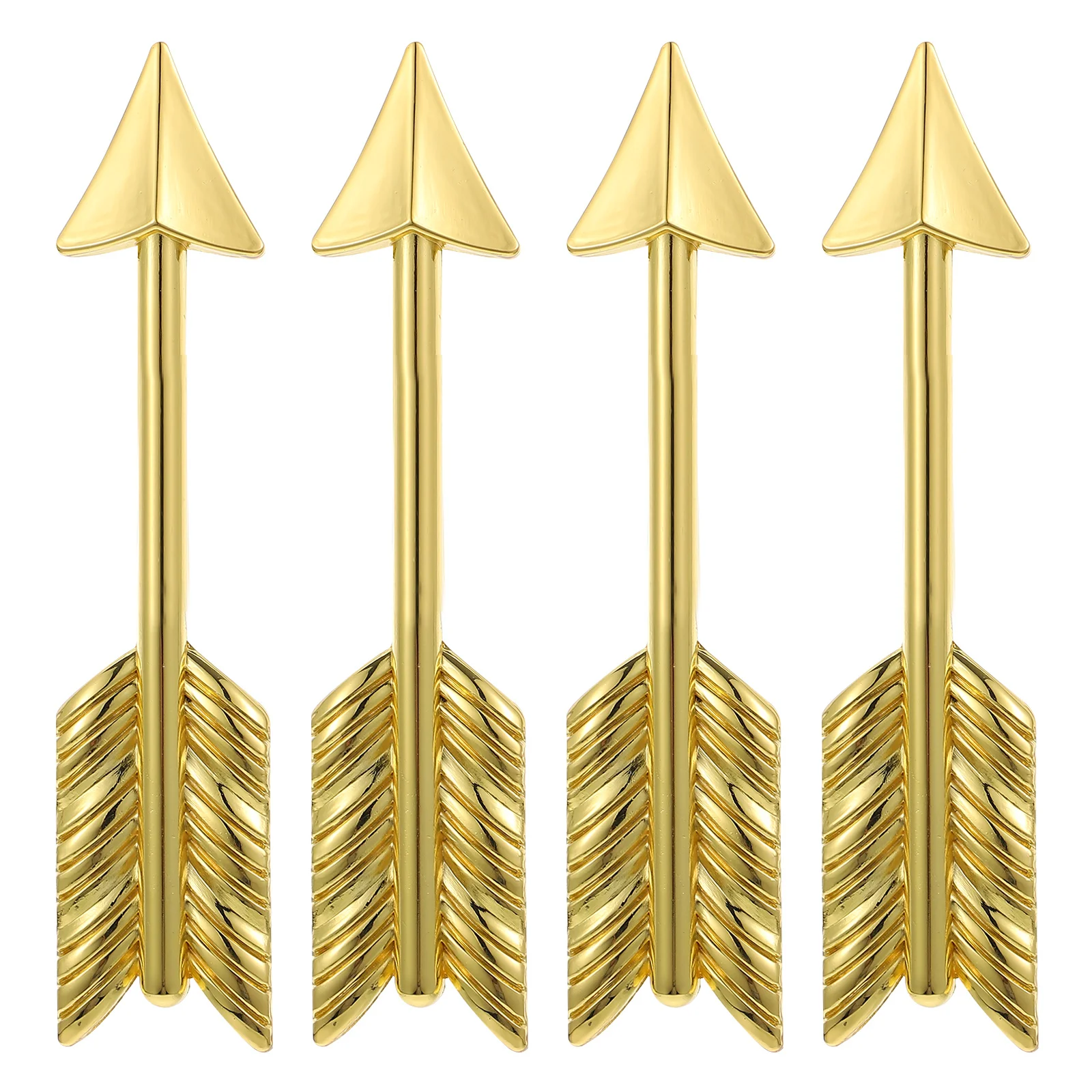 

4Pcs Arrow Design Cabinet Pulls Sturdy Drawer Handles for Kitchen Cabinet Wardrobe Cupboards Closet Furniture Smooth Operation