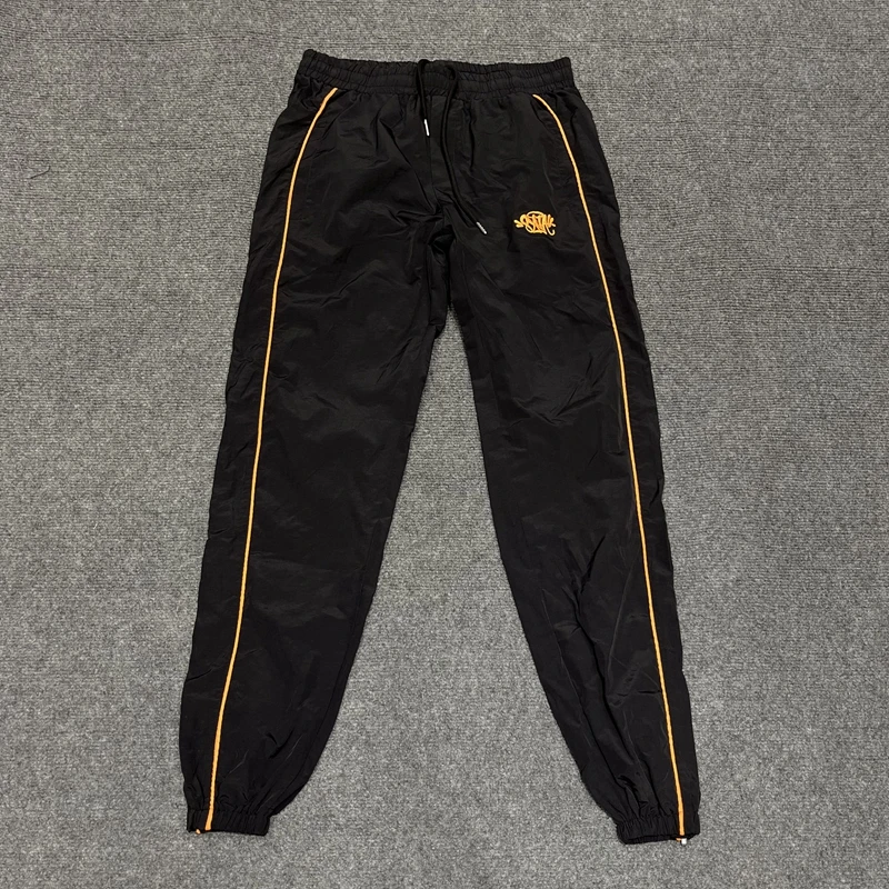 Synaworld Dünnes gewebtes Set Hip Hop Street Sle Casual Sportswear Long Sve Oberbekleidung Lange Hosen für Ly Herbstkleidung