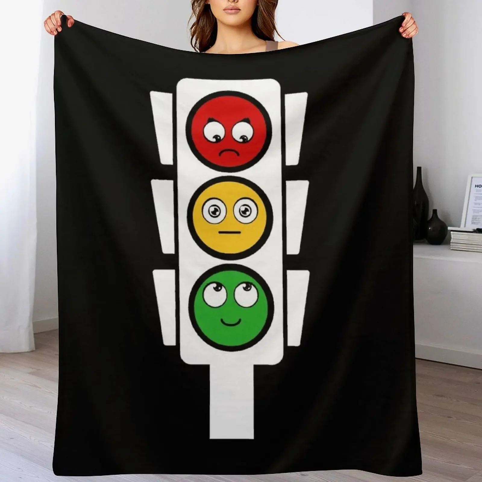 

Traffic light moods Throw Blanket Sofa Quilt Polar Large Custom Blankets