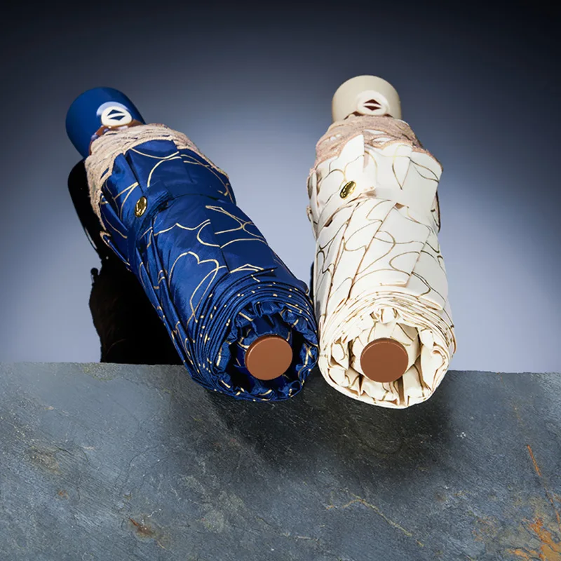 

Folding Women's Automatic Umbrella Parasol Windproof Printed Lace Umbrella Outdoor Designer Sombrillas Household Merchandises