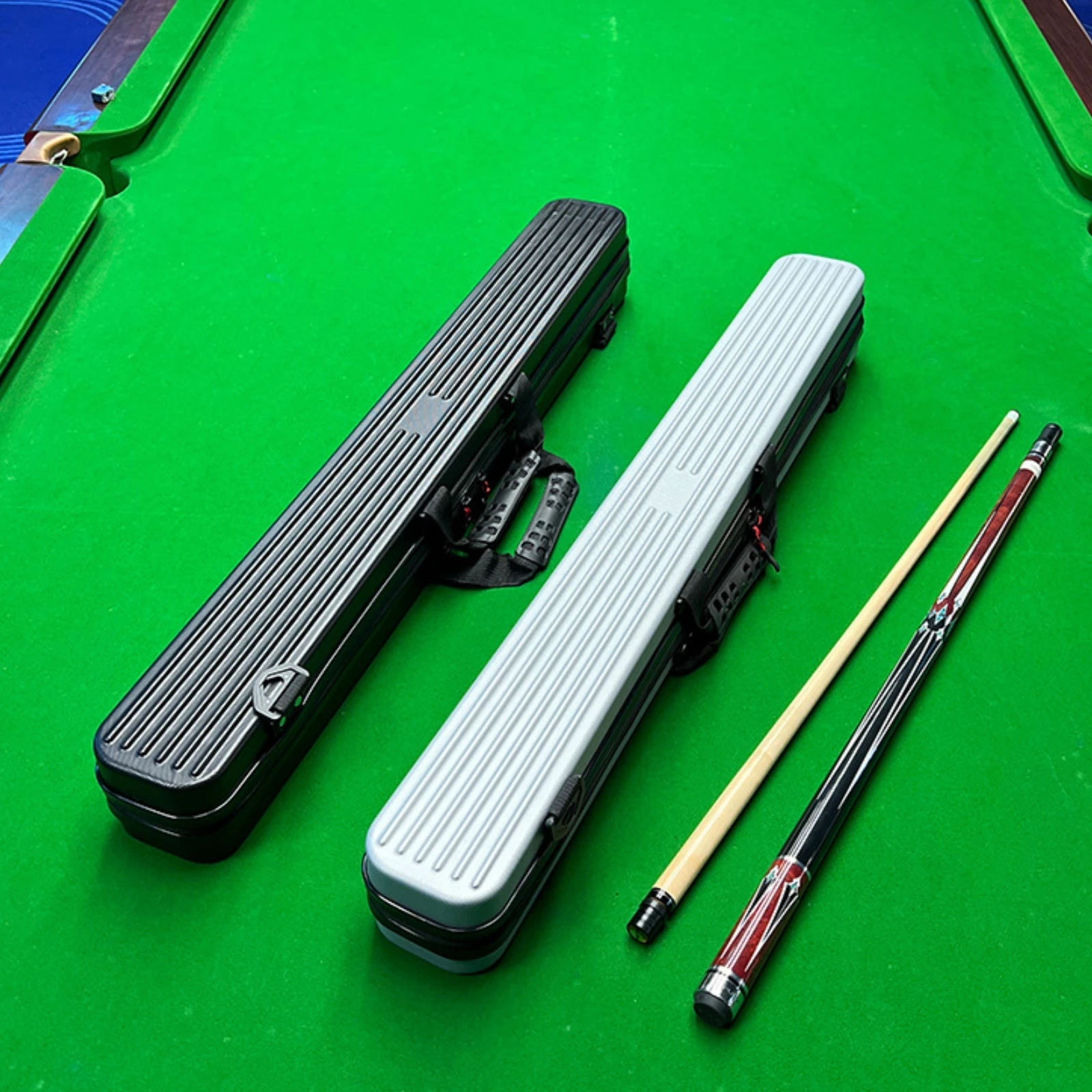 スポーツ収納ケース-ハードシェルプールキューホルダー-軽量で掃除が簡単なオーガナイザー-試合日用