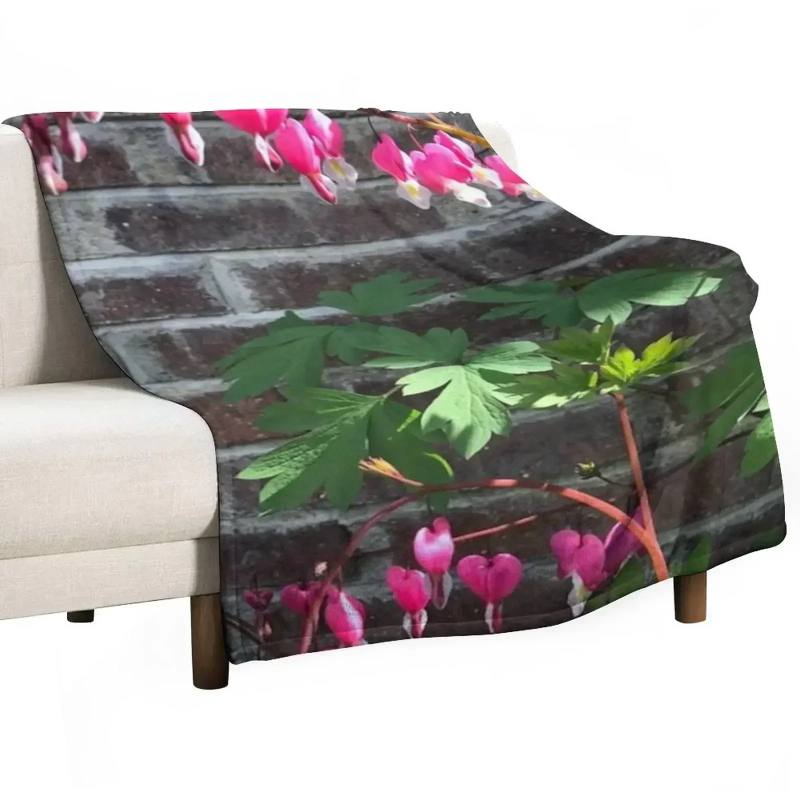 Cute Pink Flowers - Bleeding Heart Throw Blanket funny gift Weighted Luxury Throw Blankets