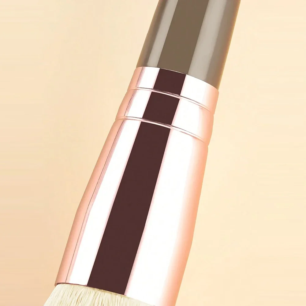 Conjunto de pincéis de maquiagem rosto olhos compõem escova cílios sombra sobrancelha delineador fundação pó blush destaque lábios escova