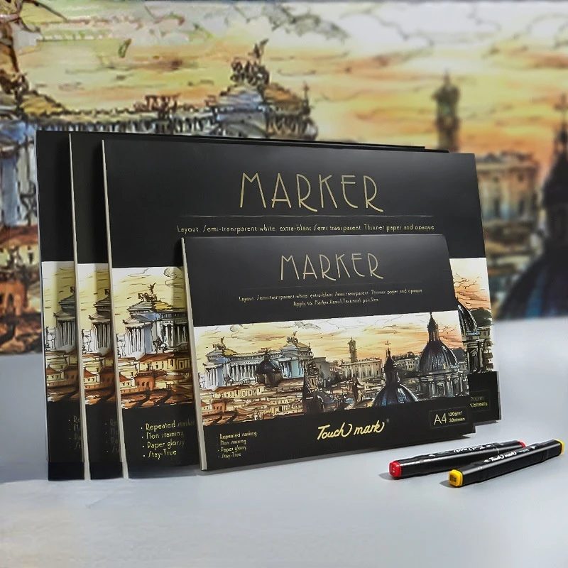 A4/B5 Professional Art Sketch Mark Book Watercolor Painting  Paper Portable Graffiti Hand-painted Hand 