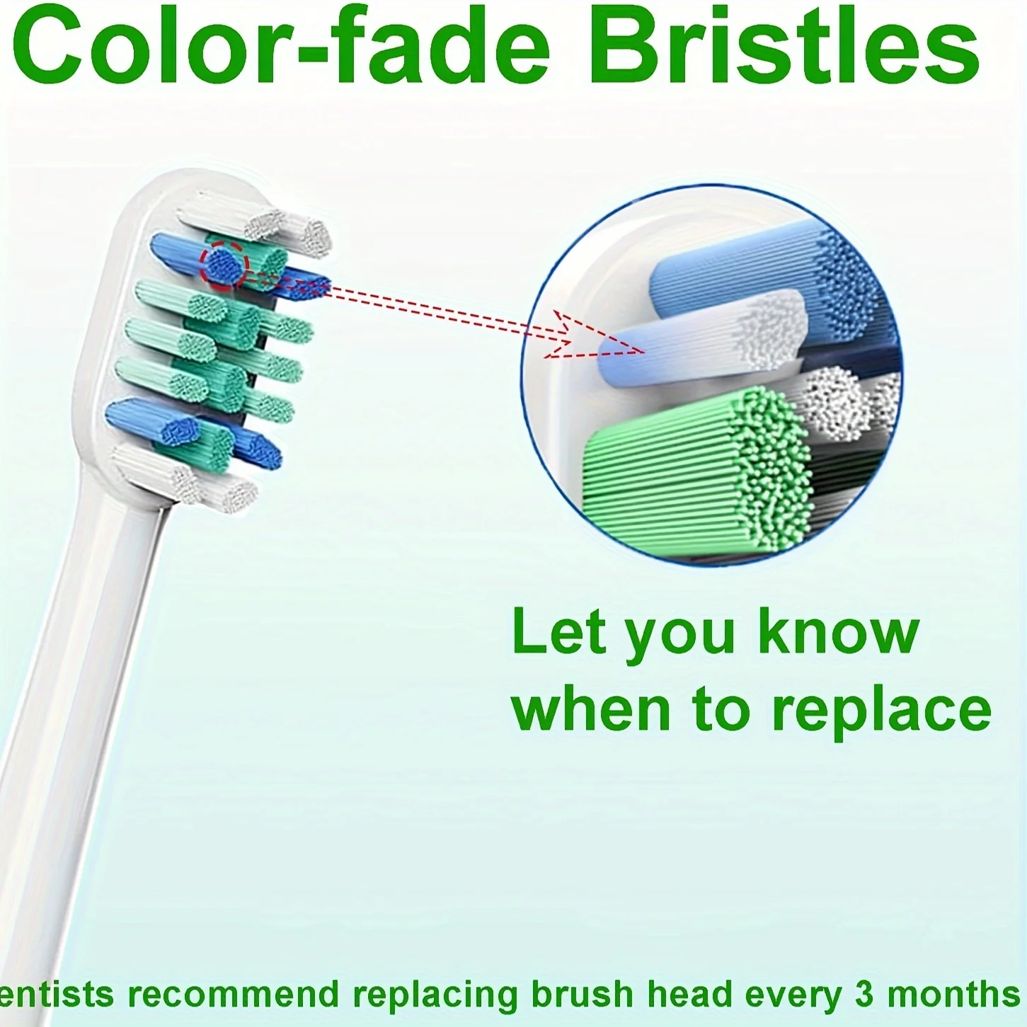 Têtes de brosse à dents de rechange, pour Philips macicare, série Hbery/6/9, 20 pièces