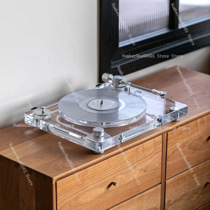 

Прозрачный проигрыватель виниловых пластинок X10 с Bluetooth, винтажный и современный, аудио-подарок для домашнего декора