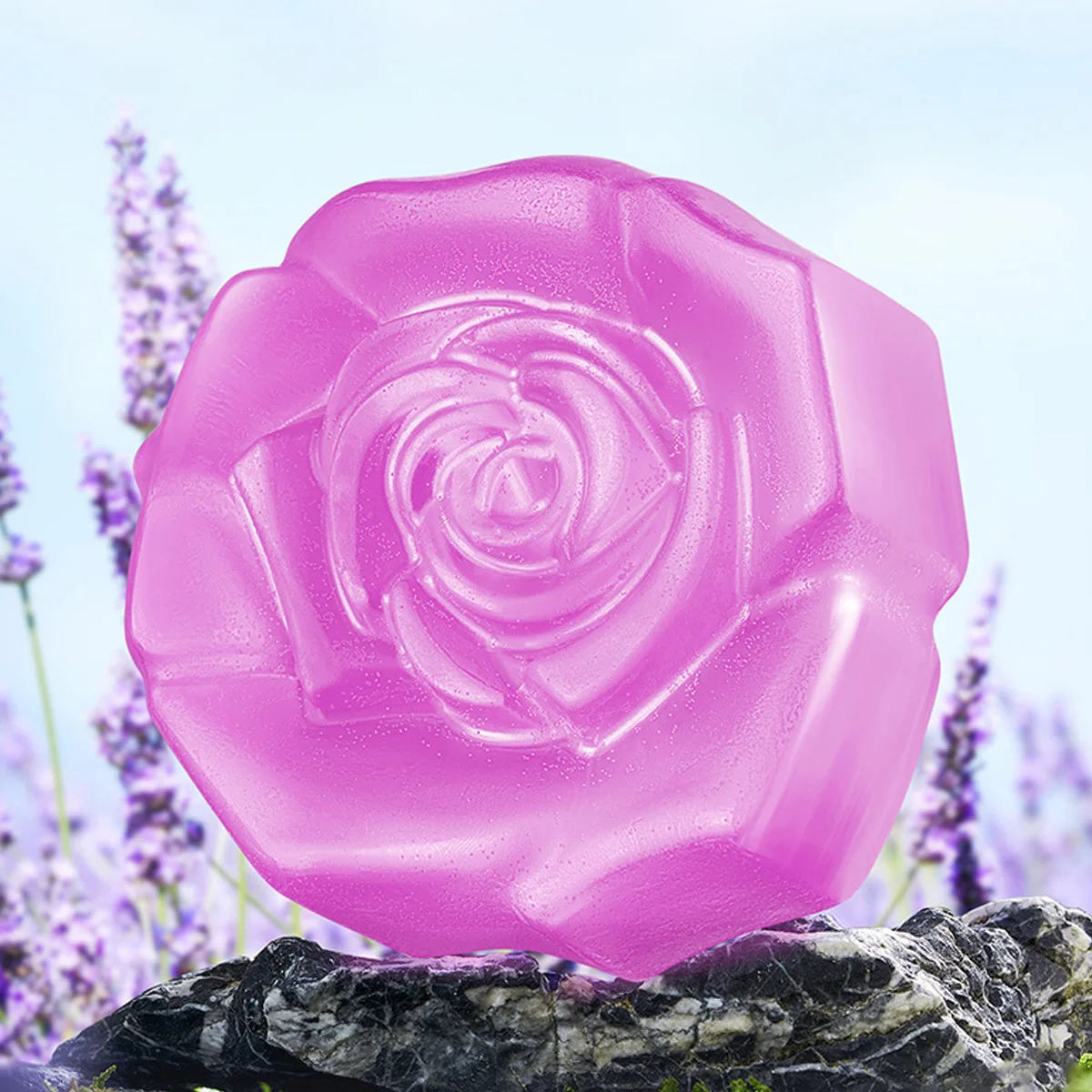 

Мыло с эфирным маслом лаванды, креативное мыло ручной работы для очищения лица, глубокое очищающее мыло для купания, праздничный подарок для семьи