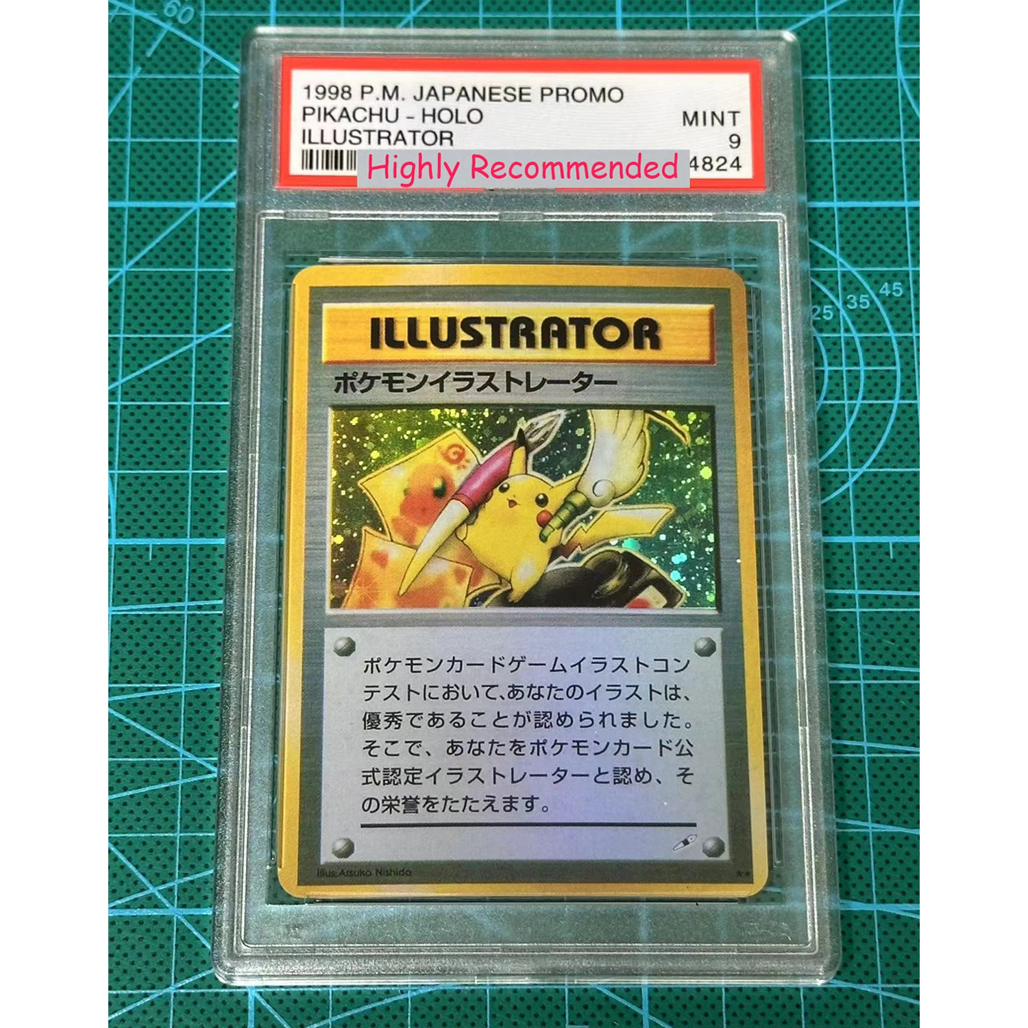 Diy PTCG Mew Gengar Umbreon Charizard Rayquaza Collection Card Copy Version Rating Card Anime Game Card Gift Toys