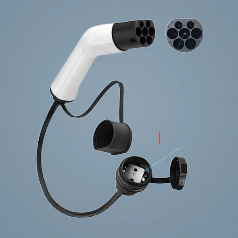 

New energy vehicle charging cable Type 2 to Schuko soket