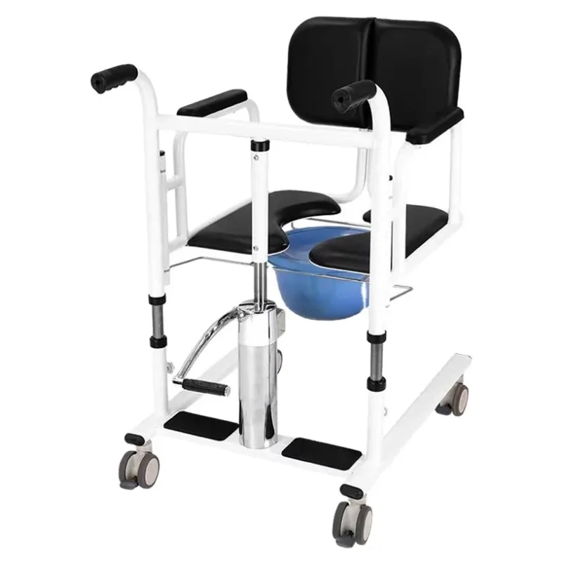 Multi Functional Elderly Mobile Transfer Lift Chair with Toilet Seat