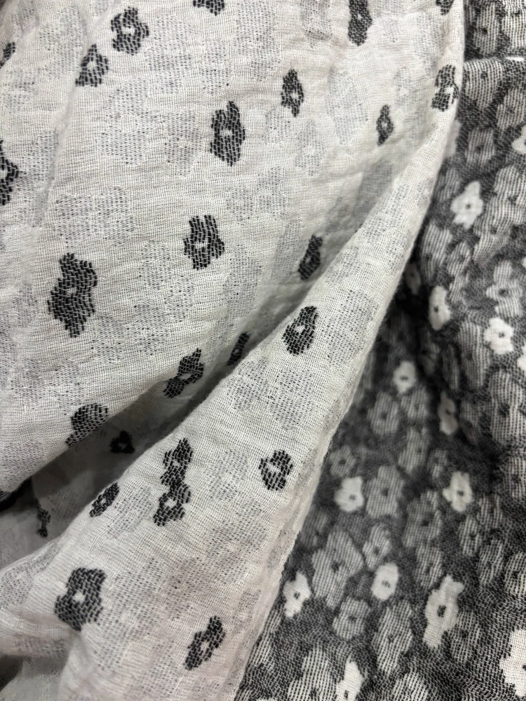 

Винтажная хлопково-льняная жаккардовая ткань в художественном стиле для одежды, мягкая удобная осенне-зимняя ткань, шитье своими руками по метрам