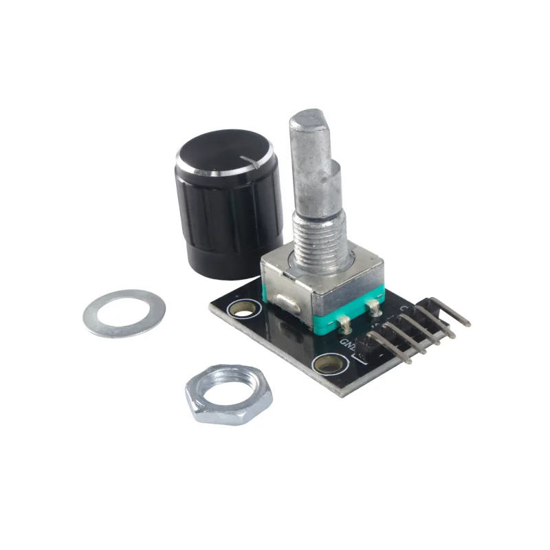NEW KY-040 Rotary Encoder Module with Button 20 PPR 5V Infinite Rotation for Arduino Digital Control Replacement Potentiometer