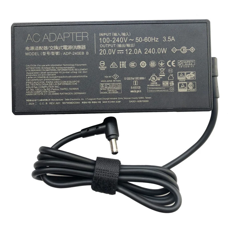 

20V 12V 240W AC Power Adapter For Asus TUF A16 FA617 FA617NS FA617XS Charger