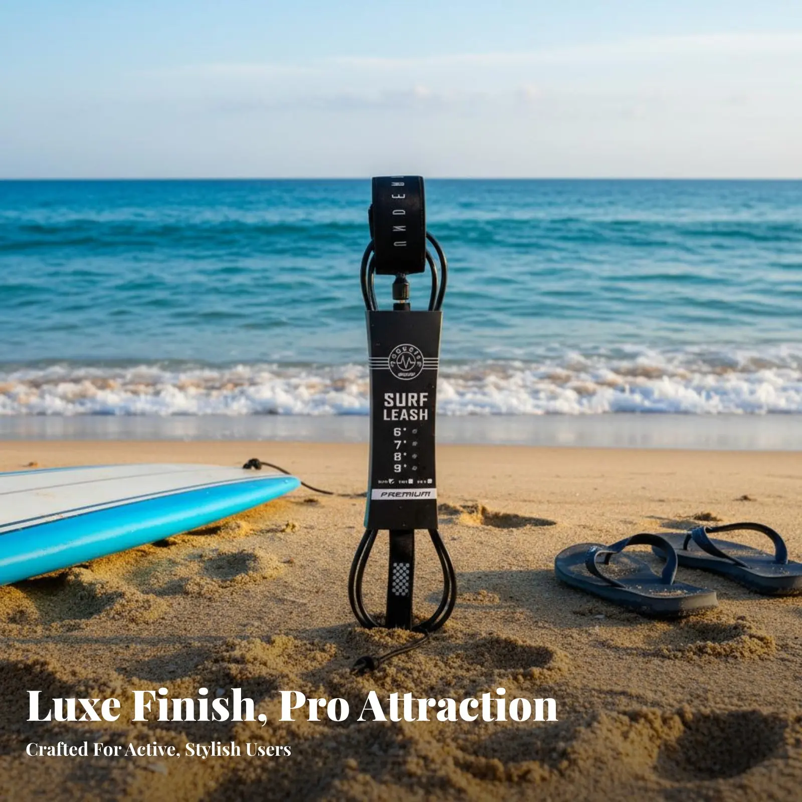 

Wave Board Leash 360° Rotating Rotating Joint Paddleboard Ankle Leash Paddleboard Leg Rope Comfortable Padded Cuff Wave Board