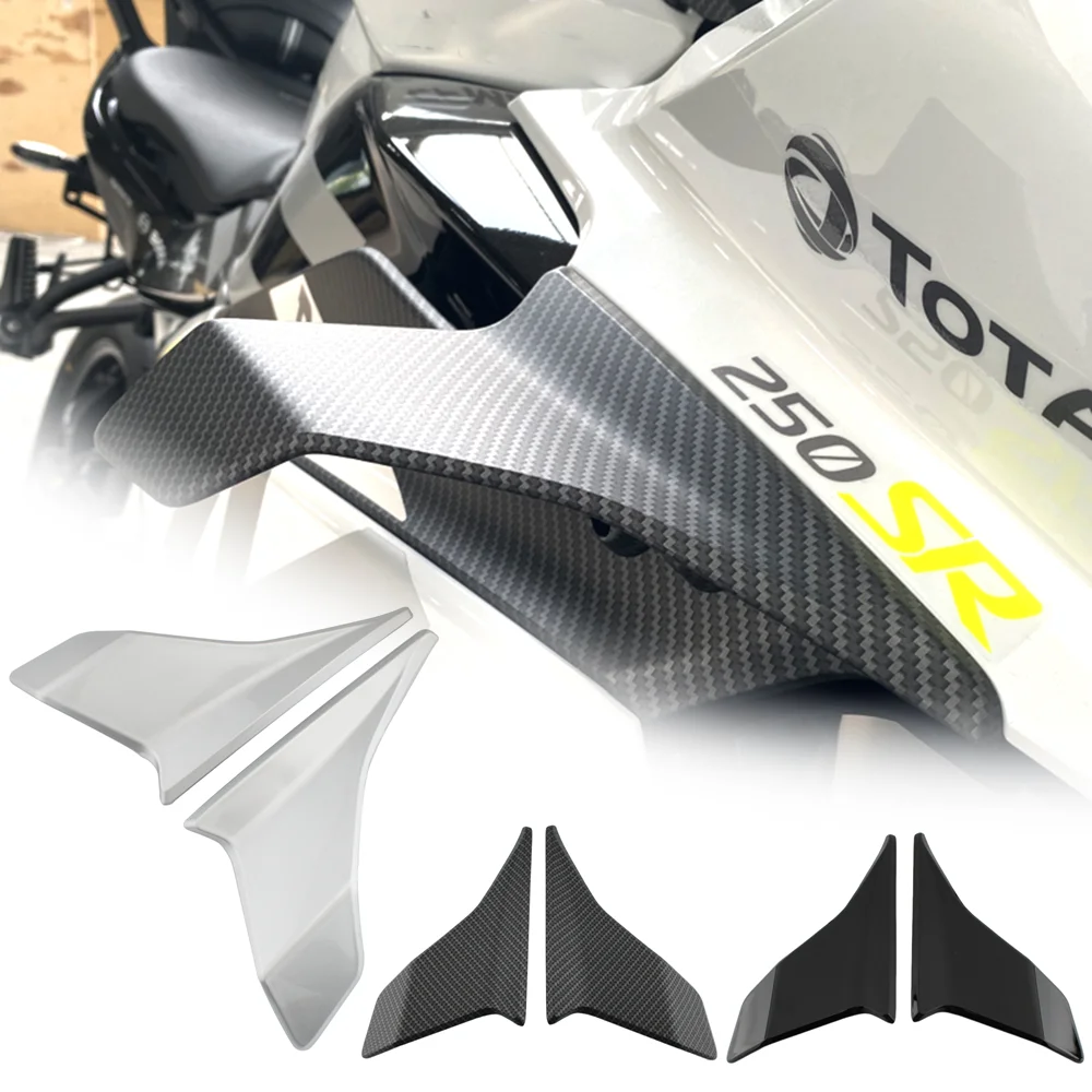 FOR CFMOTO CF250SR CF 250SR 250 SR 300SR Motorcycle Parts Side Downforce Naked Spoilers Fixed Winglet Fairing Wings Deflectors