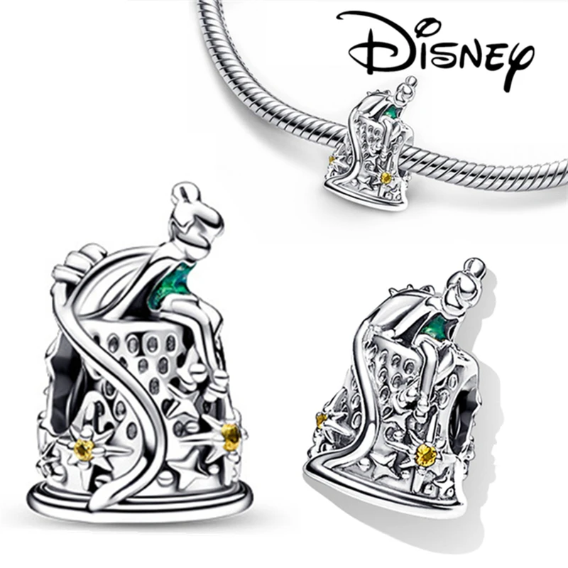 New 925 Silver Disney Princess On The Run Cup Pendants Charms Beads Fit Original Pandora Bracelet DIY Jewelry For Women 2024