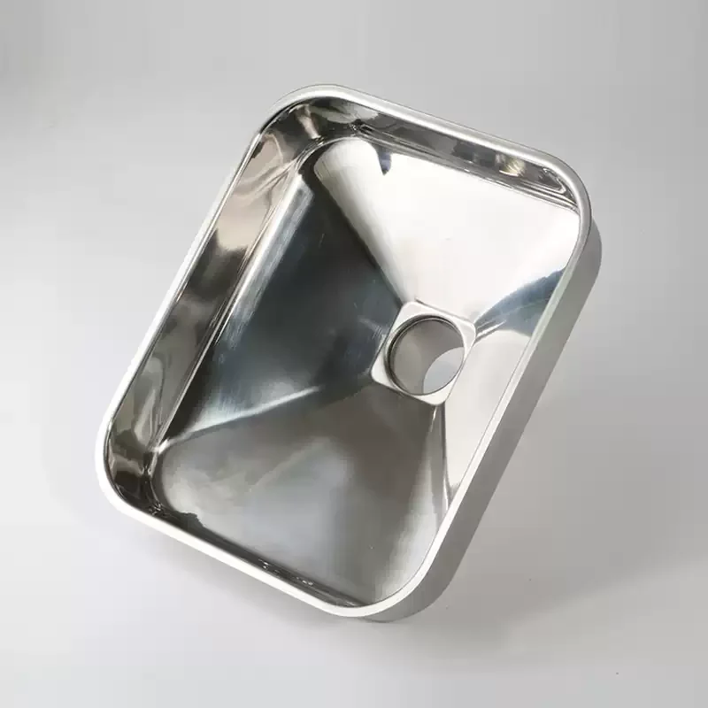 1pcs Stainless Steel Funnel for Large Diameter Hopper Rectangular Square Kitchen Funnels Industrial Wine Liquid Filling Hoppers