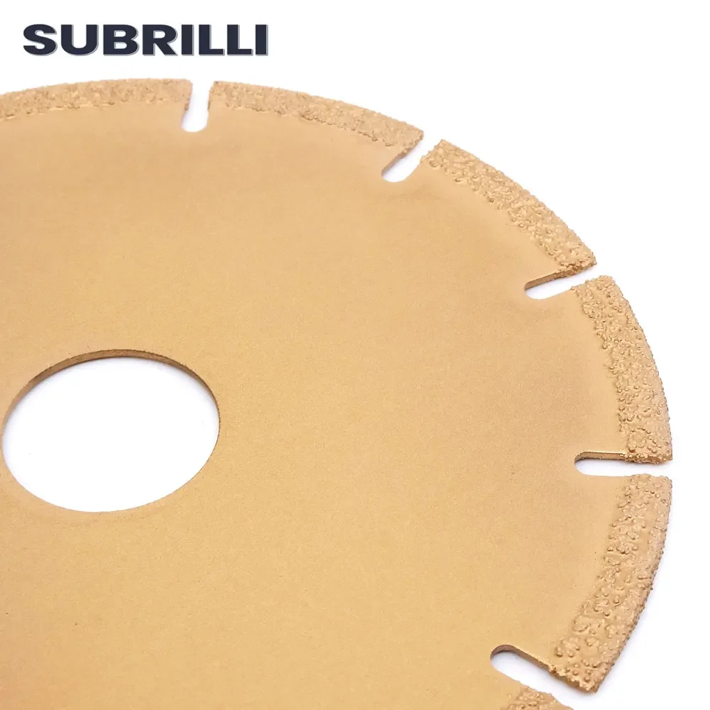 Subrilli 4.5 "115ミリメートル新技術ろうスーパー品質ドライ切削コンクリート花崗岩marbleタイル用のブレードを見切断