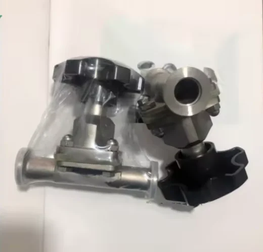 GM-KF16/25/40/50 صمام الحجاب الحاجز الفراغي السريع، مشبك صمام تفريغ عالي يدوي سريع التركيب، 304 من الفولاذ المقاوم للصدأ #3