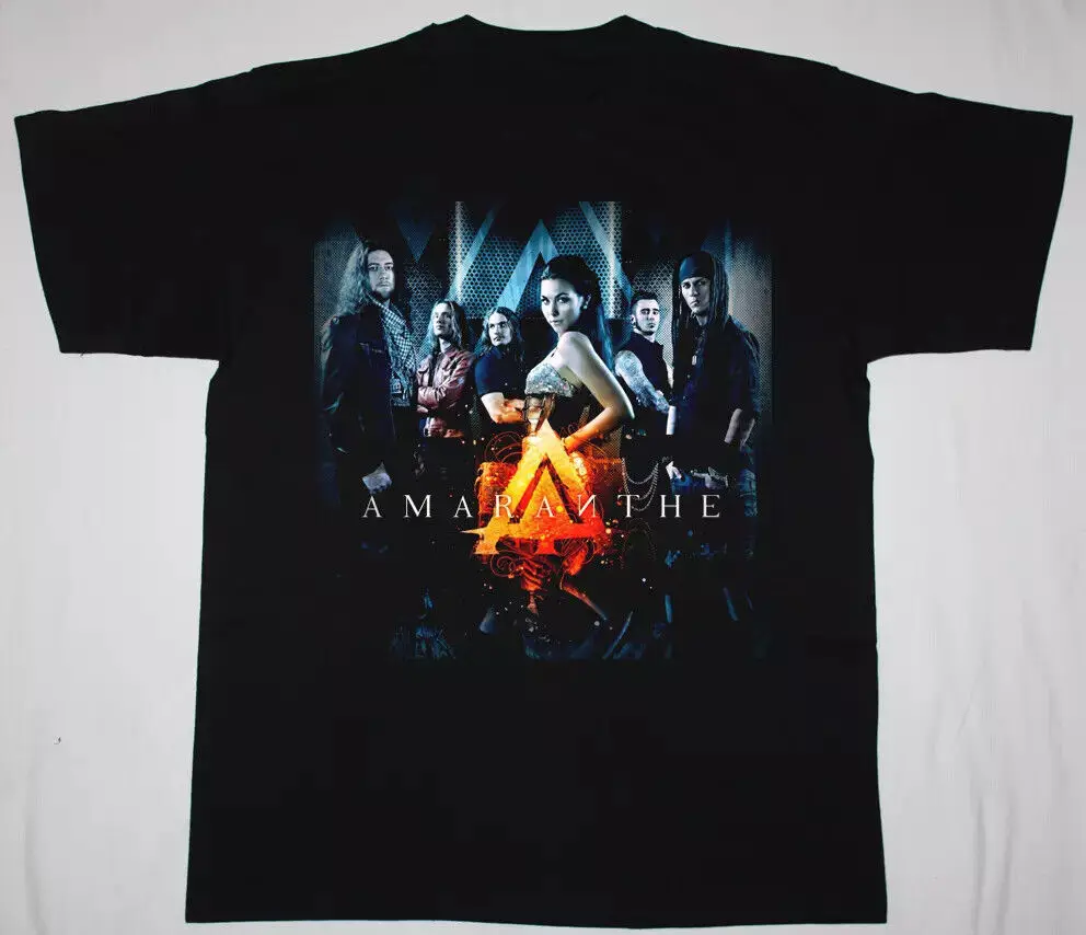 

Amaranthe Members T-Shirt Short Sleeve Cotton Black Men All Size S-5XL