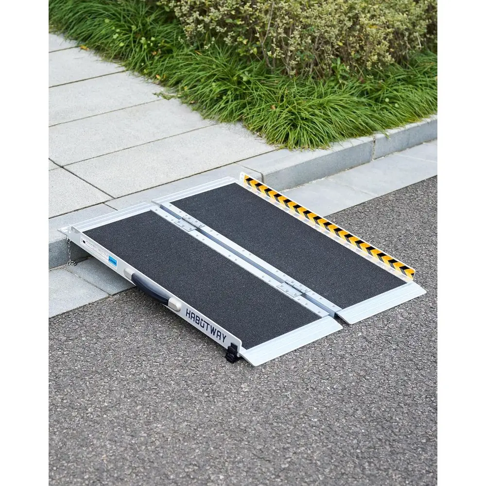 

3-ступенчатая портативная платформа для инвалидных колясок или домашних лестниц, выдерживающая до 800 фунтов, с нескользящей поверхностью, для инвалидных колясок или тележек.