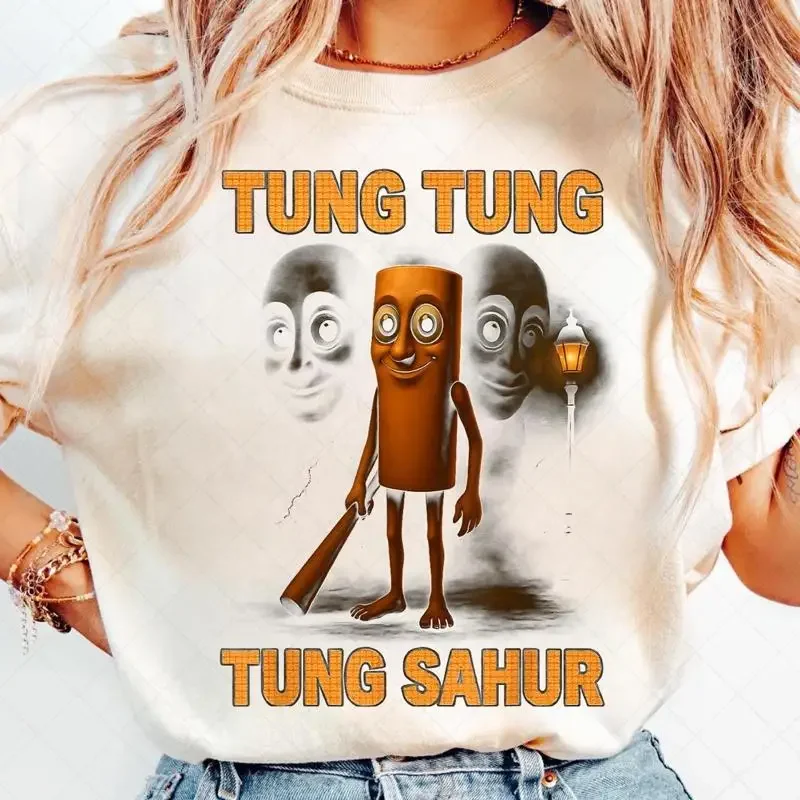 Funny Tung Sahur PNG Italian Brainrot Animals Design Bootleg Digital MemePng Instant Download File T shirt