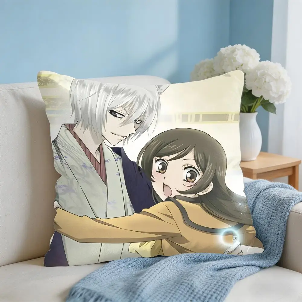 Anime K-Kamisama Hajimemashita Cushion Cover Square Pillow Bedroom Sofa Leisure Comfort Living Room Home Decoration 40X40