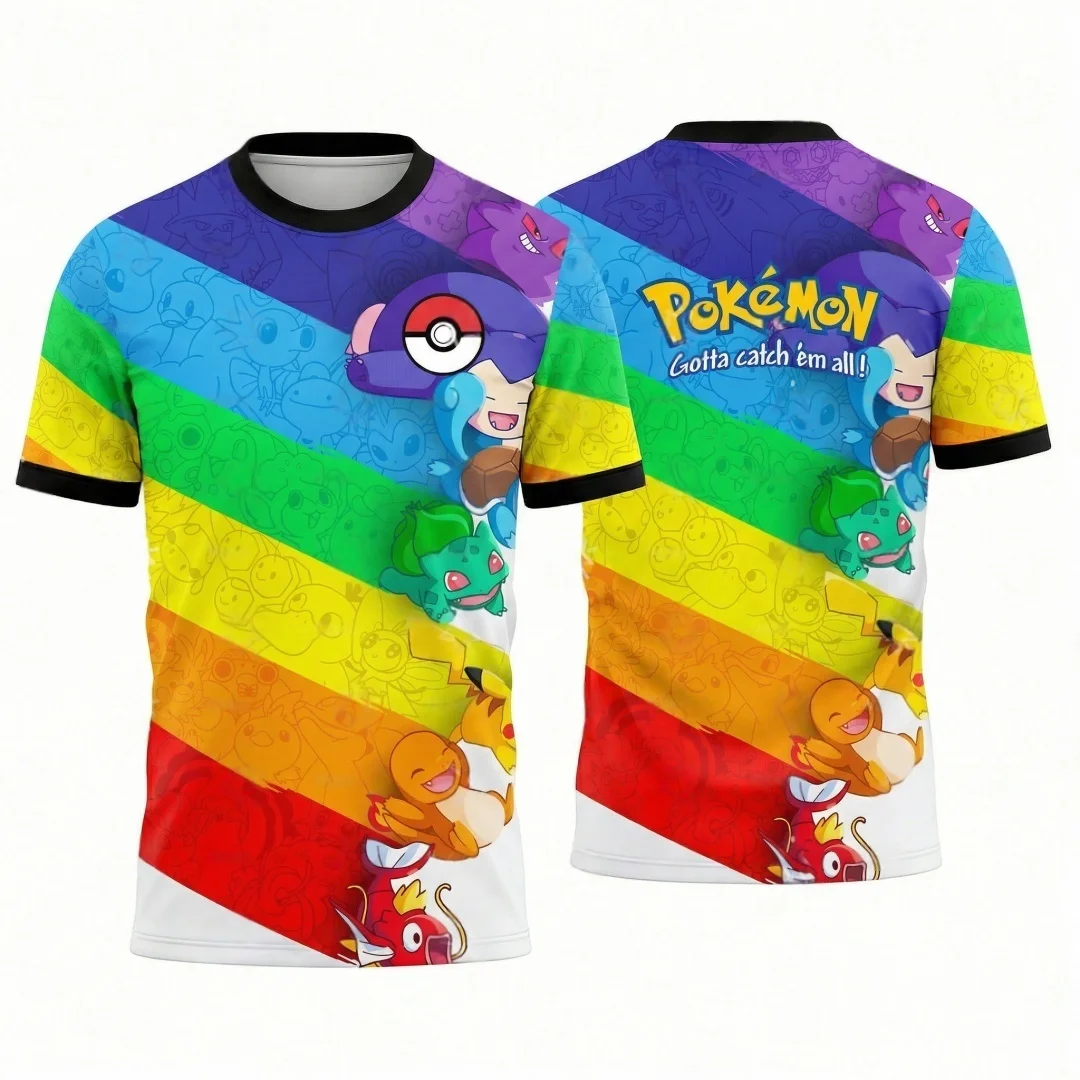 camiseta-adulto-parental-de-verao-2026-pokemon-rainbow-all-star-com-tema-casual-3d-estampado-respiravel-e-de-secagem-rapida-edicao-especial-it's-up-to-you