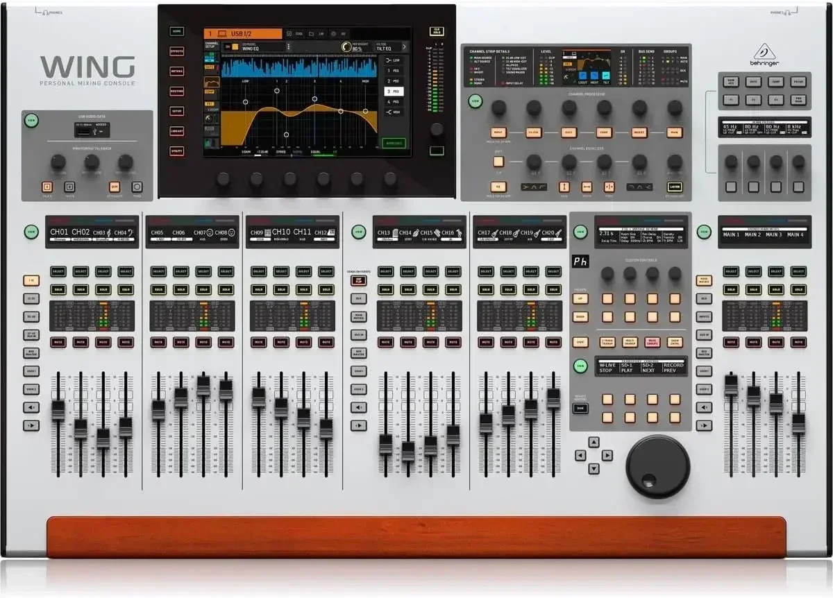 

Мгновенная доставка на 48-канальный микшере подвесного двигателя Behringer WING