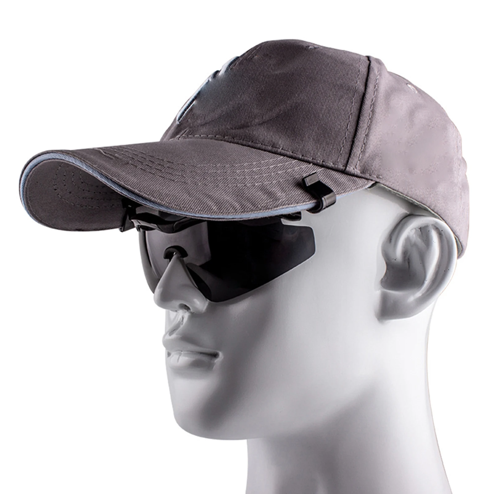 Adjustables Sunglasses With Hat Clip Polarised Clip-On Sunglasses