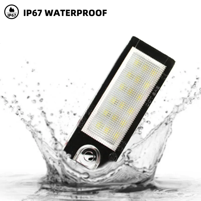 2Pcs NO Error Canbus LED Number Plate Lamp for Volvo V70 2001-2007 XC70 XC 70 90 S60 S80 3528-SMD LED License Plate Light