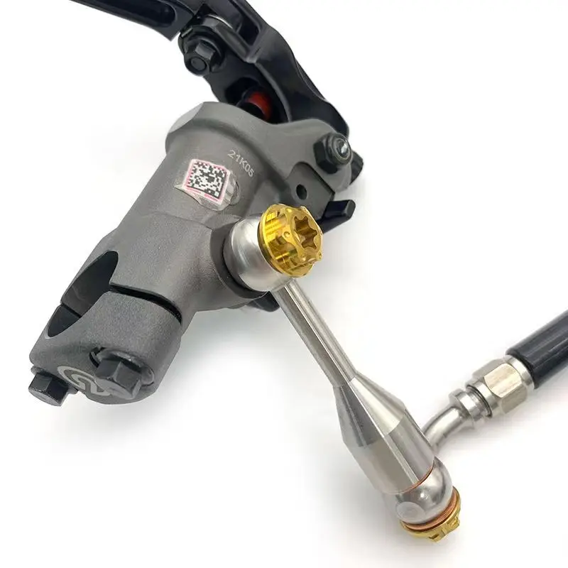 Brake Hose Extension Bracket Tubing 10mm Banjo Motorcycle Automotive Tee Connector Coupling Fitting 2 3 Way Adapter Screw M10X1
