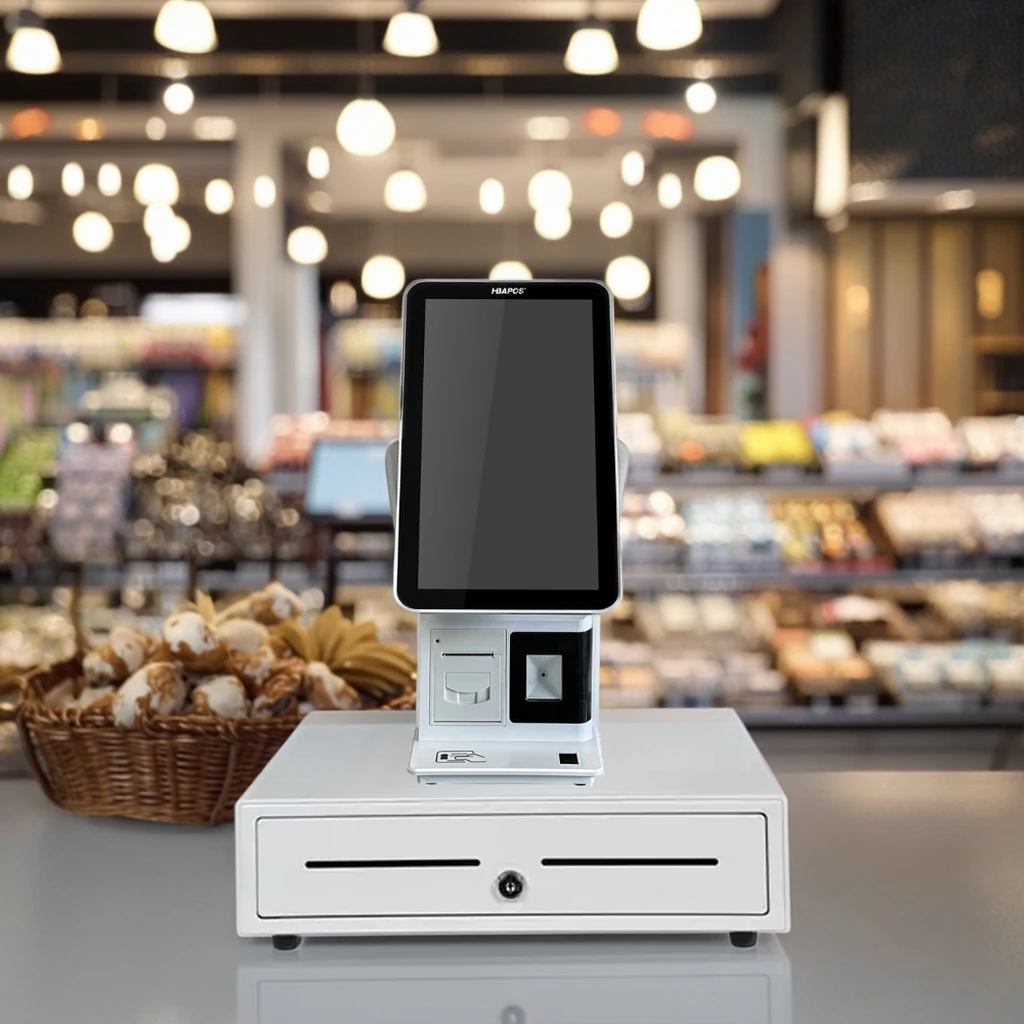 ATV&UTVRestaurant Pos System 15.6inch Touch Dual Screen All in One Windows Cash Register Billing Pos Terminal for Retail Sale