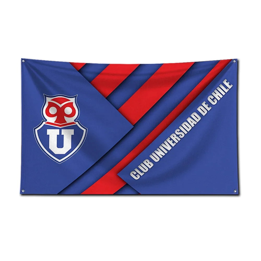 University of Chile Polyester Digitally Printed Banner, Perfect for Garage or Indoor/outdoor Decoration To Show Your Team Pride