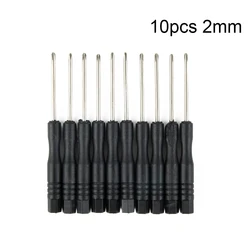 10Pcs 3.22Inch Small Mini Screwdriver Repair Tool Slotted Cross Screwdrivers 2mm Mobile Phone Disassembly Screw Batch Driver Set